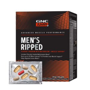 Version 1.0.0 Frente del pack GNC AMP Men’s Ripped Vitapak