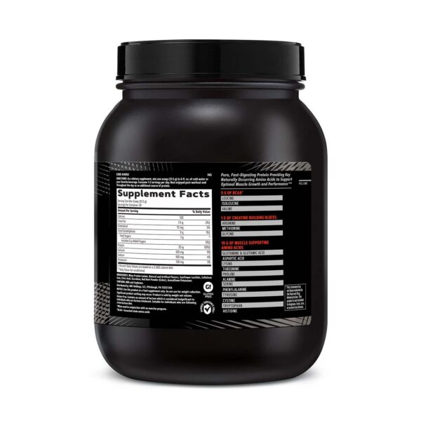 Etiqueta del producto GNC AMP Pure Isolate