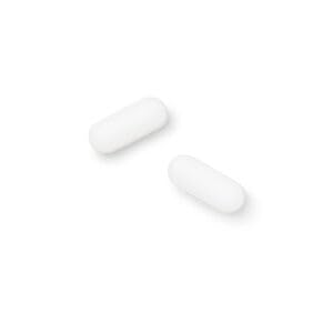 Frasco y etiqueta de Citrato de Calcio GNC