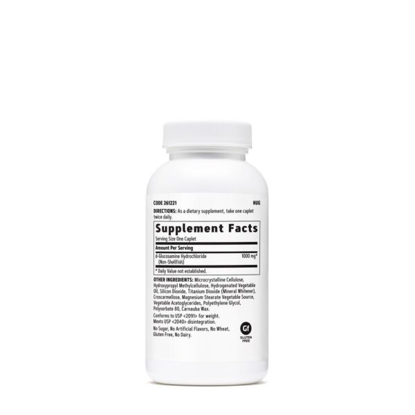 Version 1.0.0 GNC glucosamina etiqueta nutricional