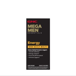 GNC Mega Men multivitamínico para energía y metabolismo