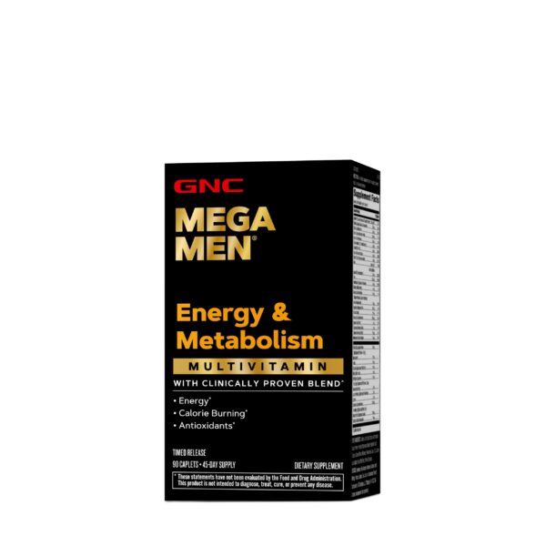 Version 1.0.0 GNC Mega Men multivitamínico energía y metabolismo 90 tabletas