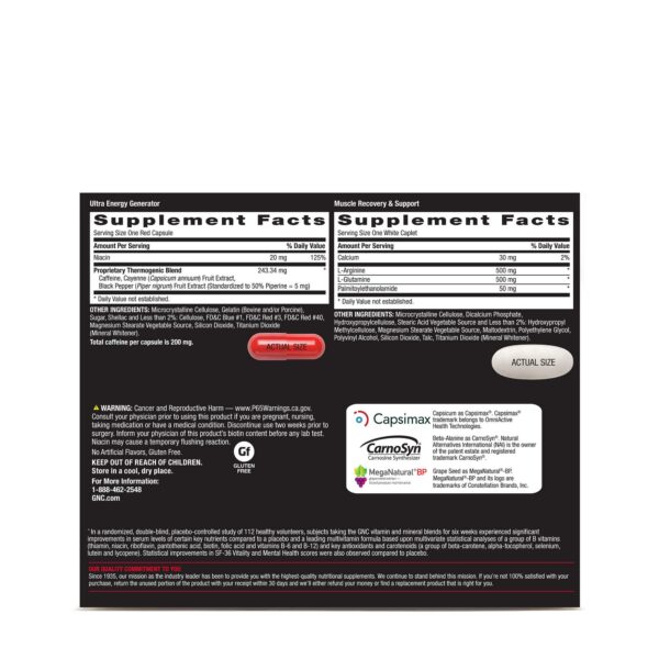 GNC Mega Men Sport suplementos multinutrición energía y rendimiento