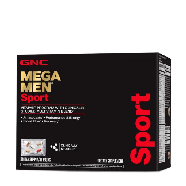 GNC Mega Men Sport Vitapak multivitamínico hombres 30 días