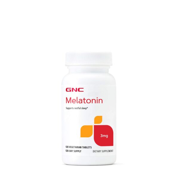 GNC melatonina 3mg tabletas para sueño reparador