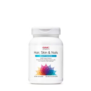 GNC multivitaminas mujer cabello piel y uñas caja 120 tabletas