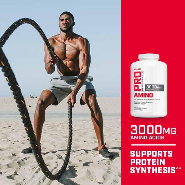 Capsulas suaves del producto Amino 3000 mg