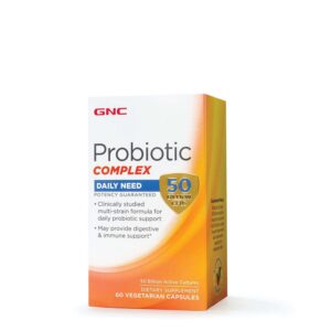 Version 1.0.0 GNC Probiotic Complex paquete suplemento probióticos digestivos