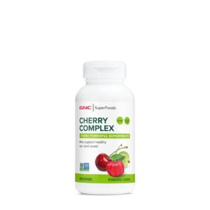 Version 1.0.0 GNC SuperFoods Cherry Complex frasco frontal 90 cápsulas veganas