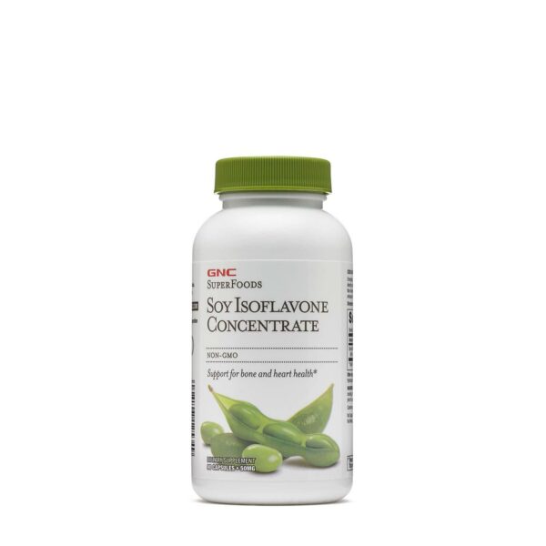 Frasco GNC SuperFoods Isoflavonas de soja frontal