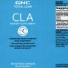 Etiqueta de ingredientes GNC Total Lean CLA