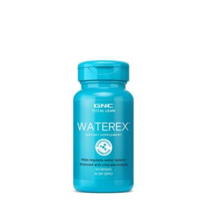 Version 1.0.0 GNC Total Lean Waterex botella y etiqueta