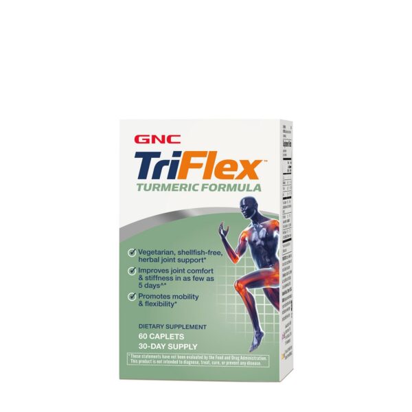 GNC TriFlex cúrcuma 60 tabletas para salud y movilidad articular
