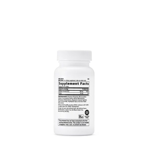 Version 1.0.0 Frente de envase GNC Vitamina B2 100 mg