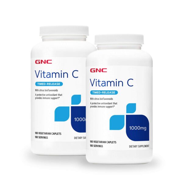 Frasco frontal de GNC Vitamina C liberación gradual