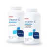 GNC Vitamina C 1000 mg paquete doble botella frontal