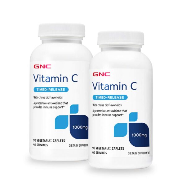 Version 1.0.0 GNC vitamina C liberación prolongada 1000 mg envase frontal