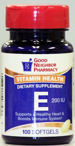 GNP Vitamin Health E 200 IU 100 cápsulas blandas