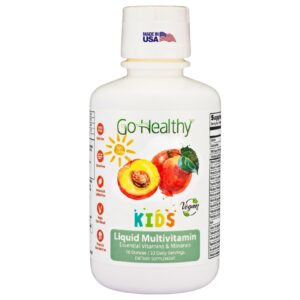 Go Healthy Kids multivitamínico líquido frasco frontal