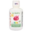 Botella de Go Healthy Kids multivitamínico líquido sabor frambuesa - frente