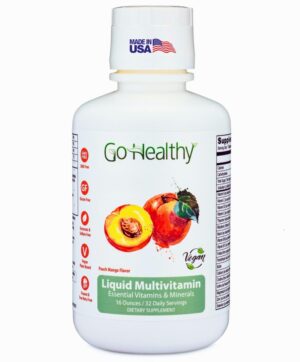 Version 1.0.0 Frente de la botella Go Healthy Liquid Vitamins