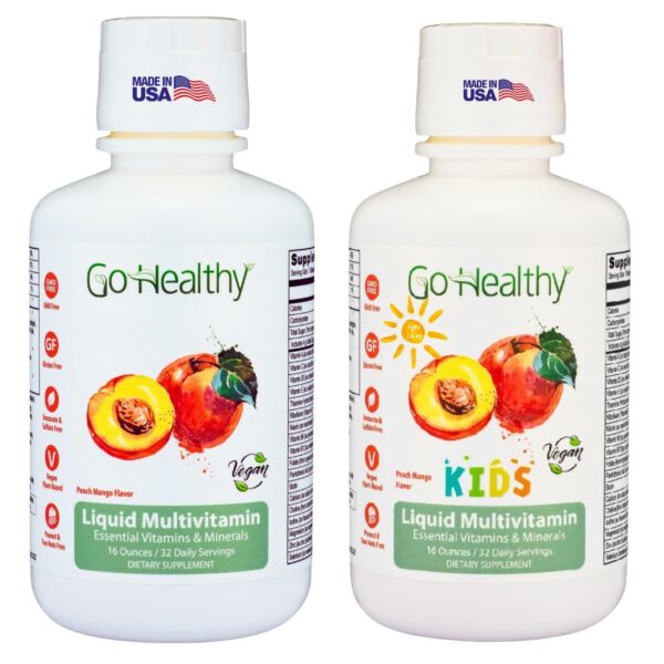 Version 1.0.0 Frente de Go Healthy Multivitamin para niños