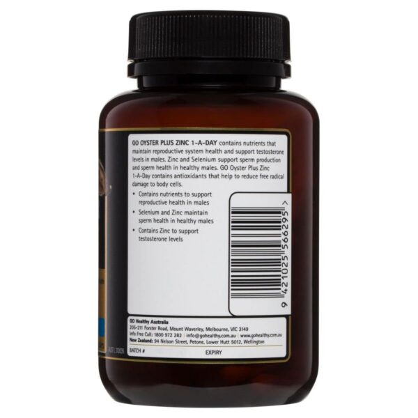 Envase con etiqueta y tabla de información