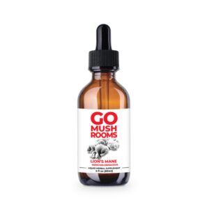 Version 1.0.0 Botella de tintura de melena de león GO Mushrooms 2 onzas