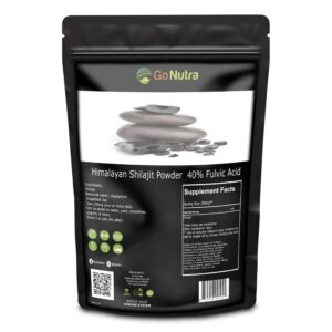 Version 1.0.0 Go Nutra Shilajit polvo Himalaya frente