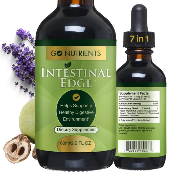 Version 1.0.0 Go Nutrients gotas líquidas limpieza intestinal 2 oz