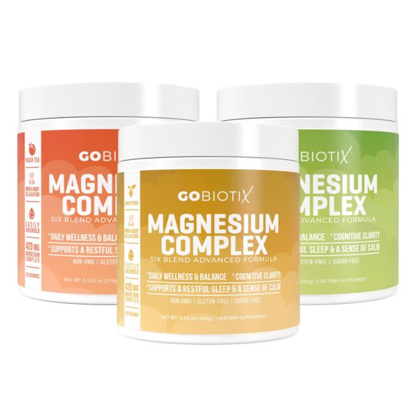 GoBiotix Magnesio Complex Powder Trio frontal
