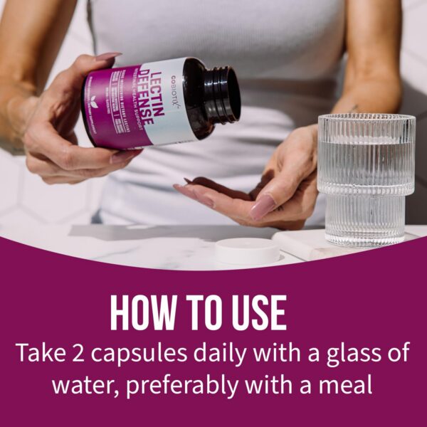 Cápsulas de Lectin Defense en frasco