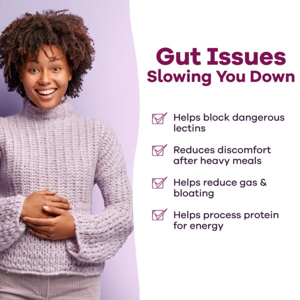 Frasco con lista de ingredientes en Lectin Defense