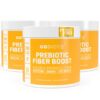 GOBIOTIX polvo fibra prebiótica para salud digestiva paquete de 3