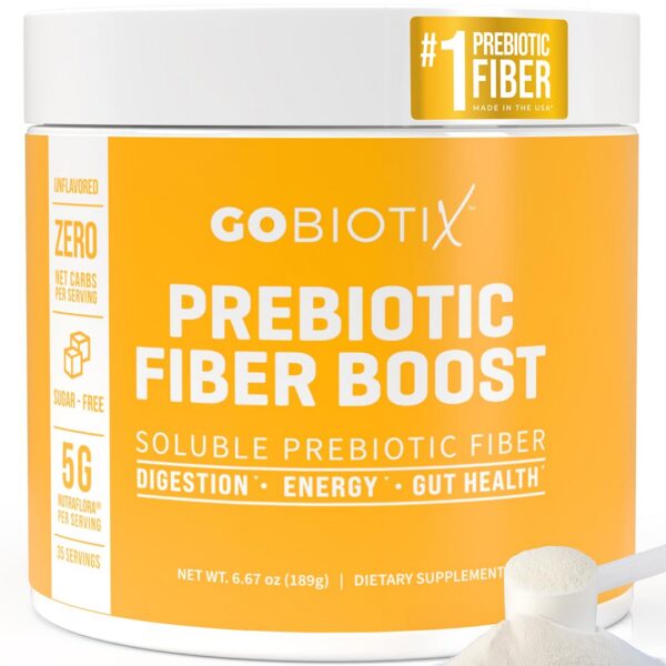GOBIOTIX polvo fibra prebiótica soluble 35 porciones paquete