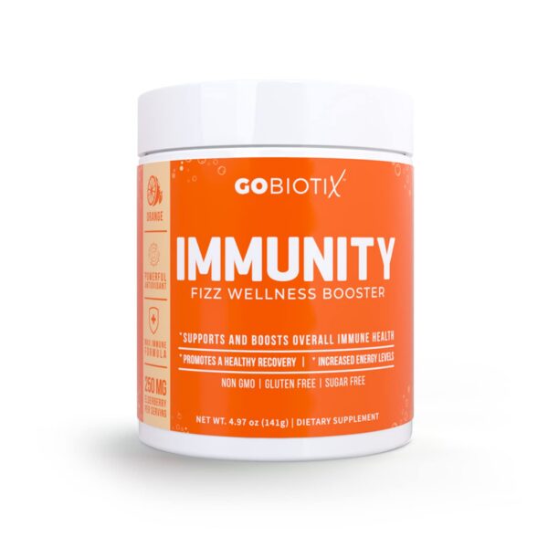GOBIOTIX vitamina c suplemento defensa inmunológica en polvo naranja