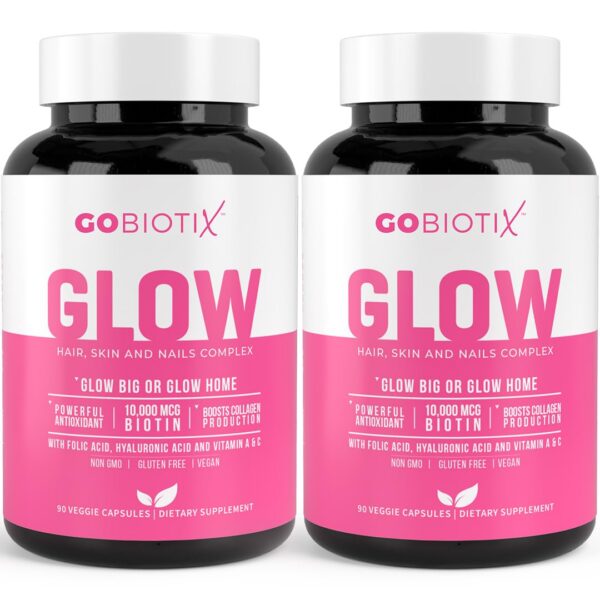 GOBIOTIX vitaminas para cabello y uñas paquete 2