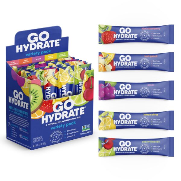 GoHydrate sobres individuales para hidratación