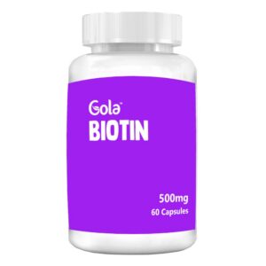 Botella GOLA FOODS Biotina en cápsulas