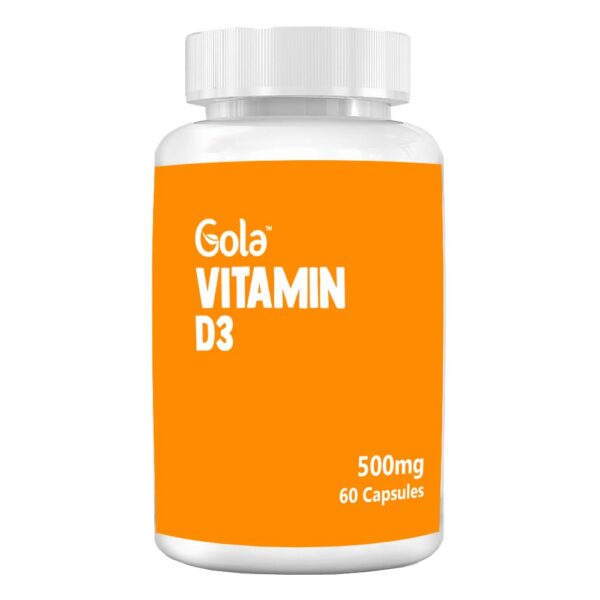 GOLA FOODS Vitamina D3 cápsulas