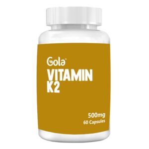 Frente de envase Gola Vitamina K2-500 mg