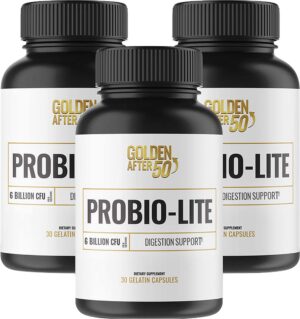 Golden After 50 Probio-Lite suplemento probióticos 3 botellas