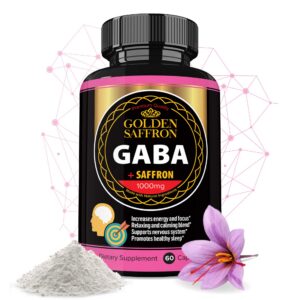 Golden Saffron GABA suplemento con extracto de azafrán