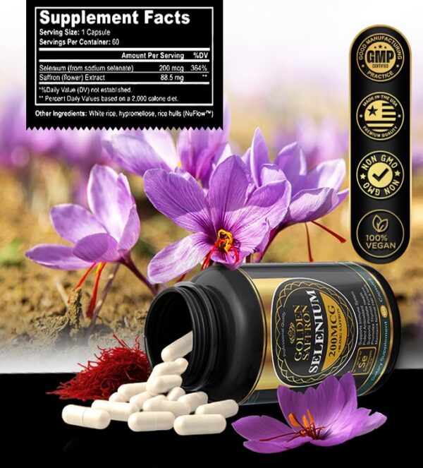 Version 1.0.0 Fórmula avanzada de Golden Saffron Selenium