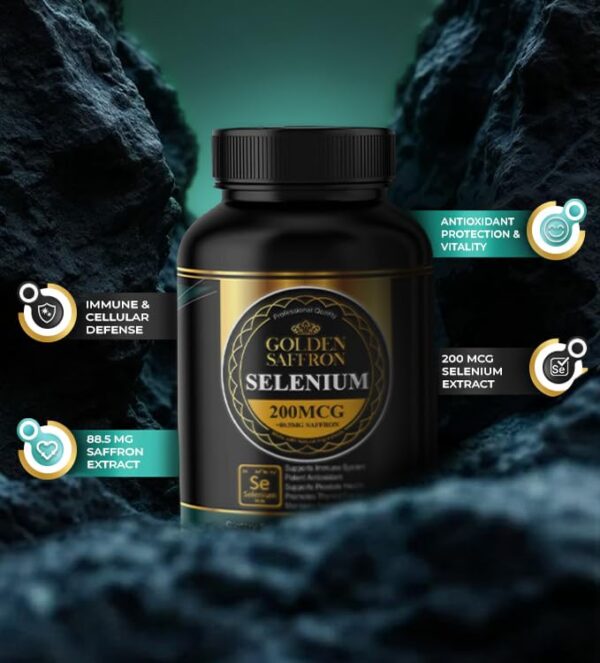 Version 1.0.0 Etiqueta de producto Golden Saffron Selenium