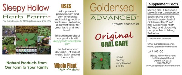 Goldenseal directo de la granja suplemento natural 4 onzas