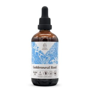 Goldenseal tintura sin alcohol para sistema inmunológico 4 fl oz