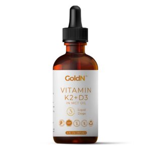 GoldN gotas líquidas vitamina k2 y d3 apoyo huesos y corazón