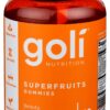 Goli Nutrition gomitas sabor fruta mixta frasco frontal