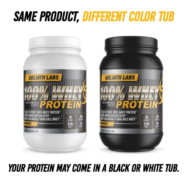Etiqueta de proteína de suero Goliath Labs